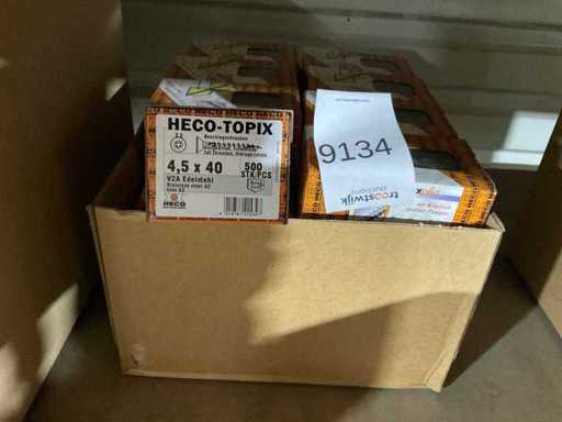 Heco Topix 4.5 x 40 acciaio inox (24x)