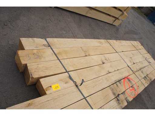 0,32 m³ Eiken balken 150x150