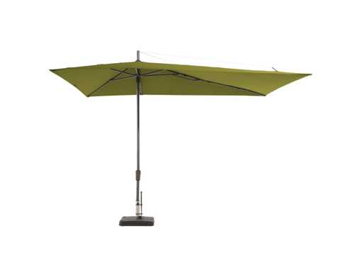 Madison – Asymmetrisch seitlich – Sonnenschirm (360x220 cm) einschließlich Basis (55 kg) und Schutzabdeckung