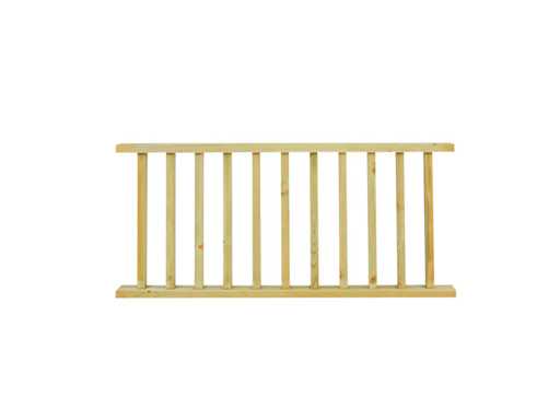 Clôture en épicéa pour enclos extérieurs - 180x80 cm (4x)