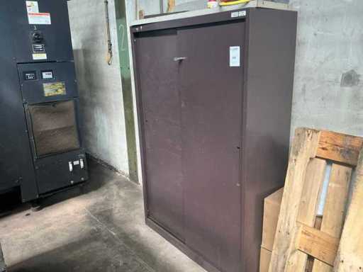Metalen werkplaatskast