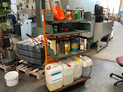 C?rucior de scule cu casete cu cârlig