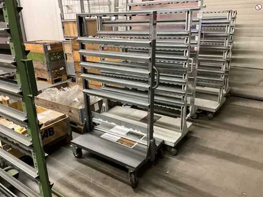 Transportkar voor magazijnbakken