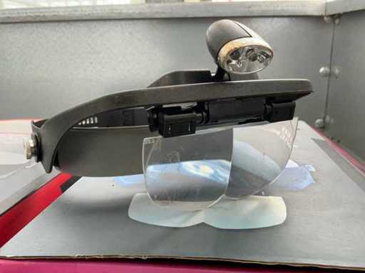 Ingrandimento Toolcraft con faro LED (3x)