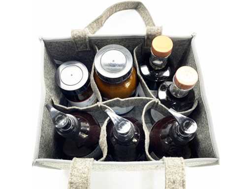 *NUOVO* Borsa Schlemmer per Contenitori Bevande in Feltro con Scomparti (151 pezzi)