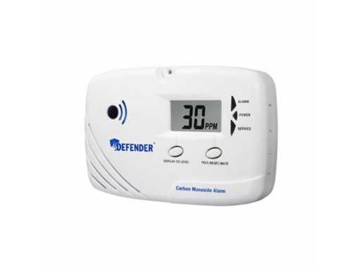 Defender CA6150 Lithium powered Carbon Monoxide detector - alarm