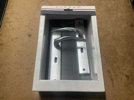Set Maniglia Porta Avenue Vola 56mm cromato opaco (4x)