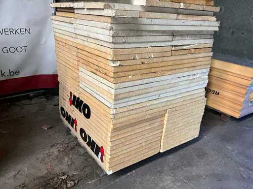 Partij diverse isolatie IKO 4 cm dikte (circa 43 m2)