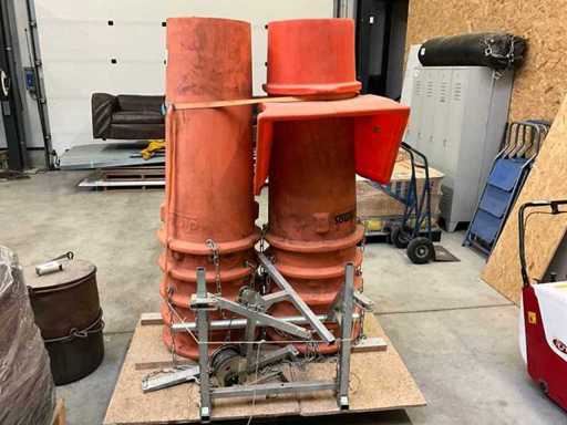 Dimos Stortkokers met draagconstructie (10x)