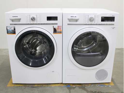 Lavatrice Siemens iQ700 iSensoric aquaStop & Asciugatrice a condensatore autopuliente Siemens iQ700