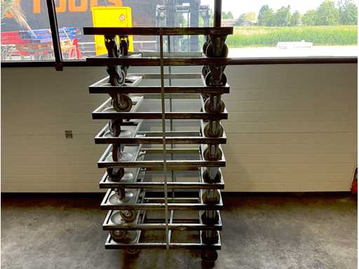 Trolley voor euronormkratten (10x)