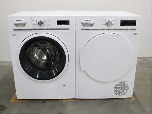 Siemens iQ700 iSensoric aquaStop lavatrice & Siemens iQ700 iSensoric autopuliente asciugatrice a condensazione