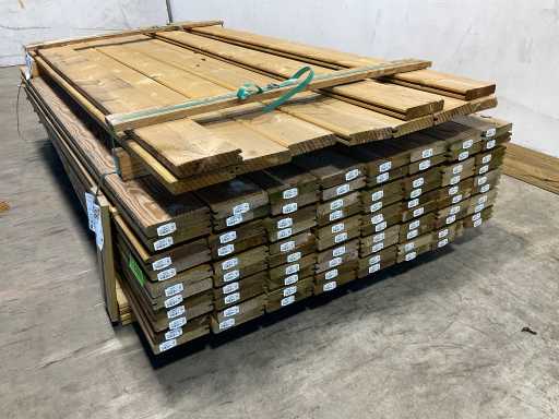 Tavola di log cabin in pino impregnato 200x13,5x2,8 cm (150x)