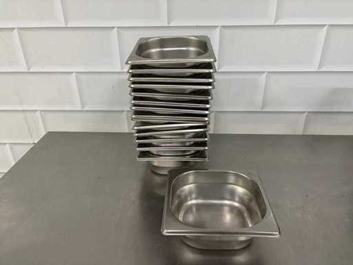 Edelstahl – Gastronorm-Tray (15x)