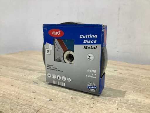 Varo 180x3x22 mm Schleifscheibe 180 mm Metall (10x)