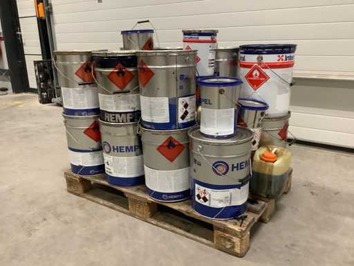 Paletten-Hempel, PPG und Akzo Nobel-Farbe