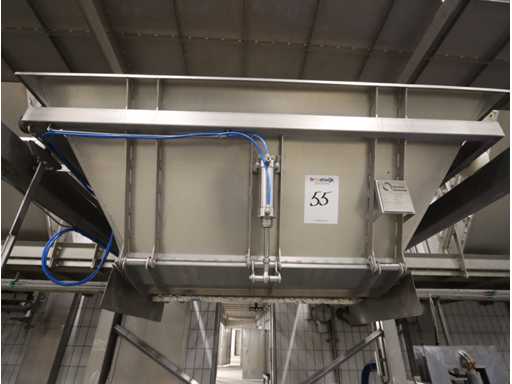 2009 Innotec RVS verrijdbare invoertrechter (5x)