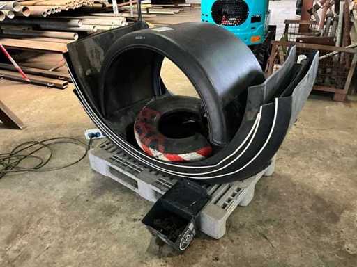 Parafanghi per camion in plastica (6x)