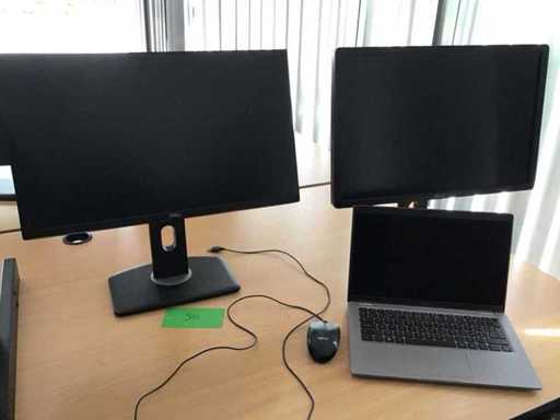 Dell latitude i7 incl monitors and accessories 