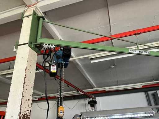 Demagkraan met rail