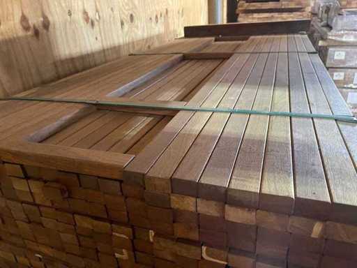 Guyana Teak Latten Geschaafd 2150x40x27mm (204x)