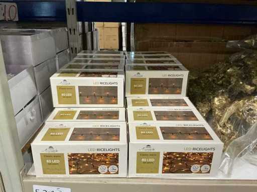 Party Anna’s Collection LED Ricelights classique chaud 80 LED 4M (23x)