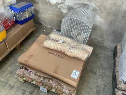 Stock of various accessories for animals