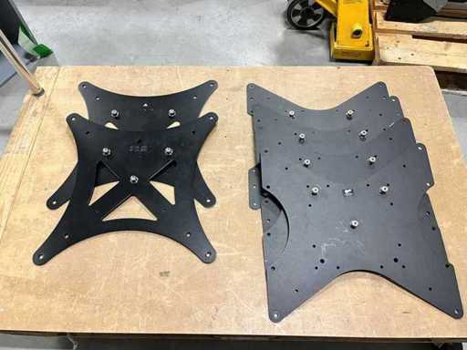 Piastre adattose universali per supporti da parete Audipack (6x fino a 400x400)