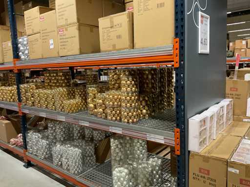 Lotto di palle di Natale in vetro