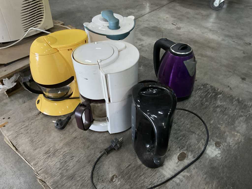 koffiezetapparaten en waterkokers