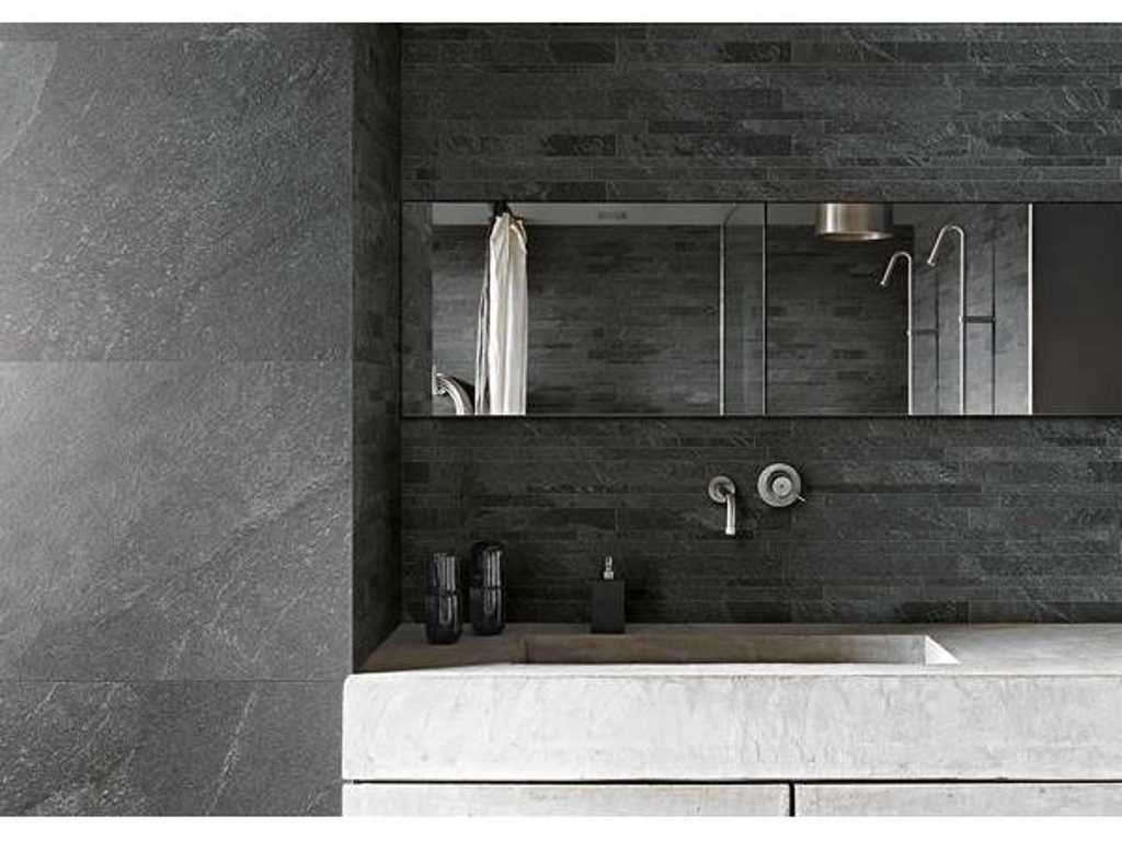 Tegel Natural Stone Coal 60x120cm gerectificeerd, 89.28m2 