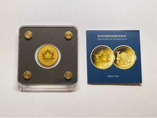 1/500 OZ 999 Fine Gold Springbok Chad