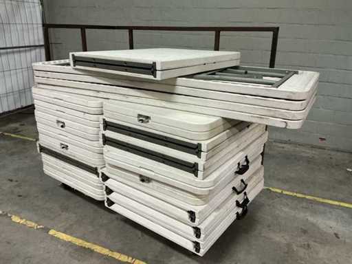 Folding tables + side tables (21x)