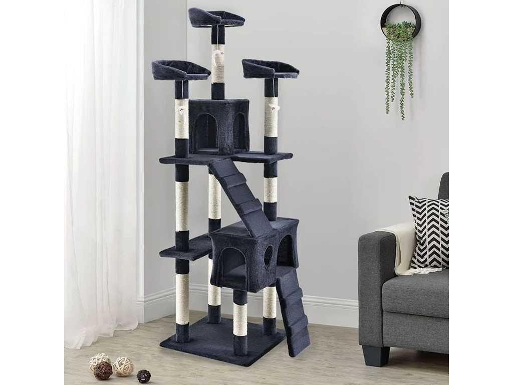 Cat tree with caves, sleeping areas and trunks