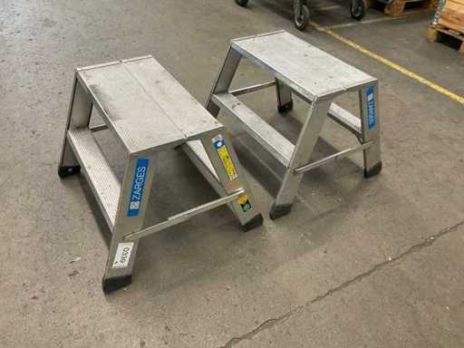 Zarges Z500 Alu Stepladder (2x)