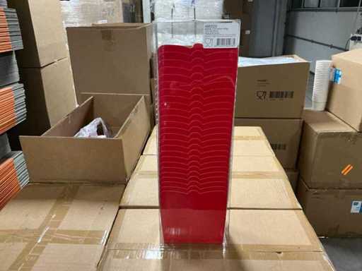 Partij Ballotin rood karton 500gr 70x132x76mm (4500x)