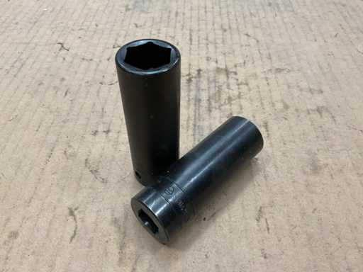 Douilles d’extension 3/4" encliquetables (2x)