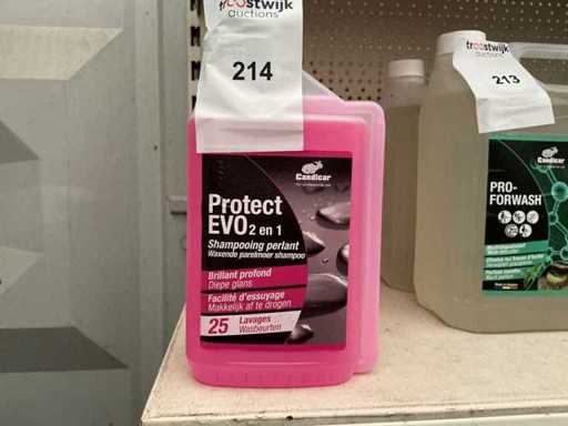 Candicar Protect EVO 2 e 1 Auto Wax Schampoo (5x)