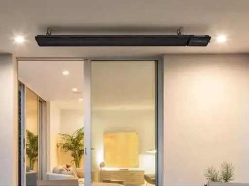 Chauffage infrarouge Blumfeldt Cosmic Beam Plus XXL 3000W, noir