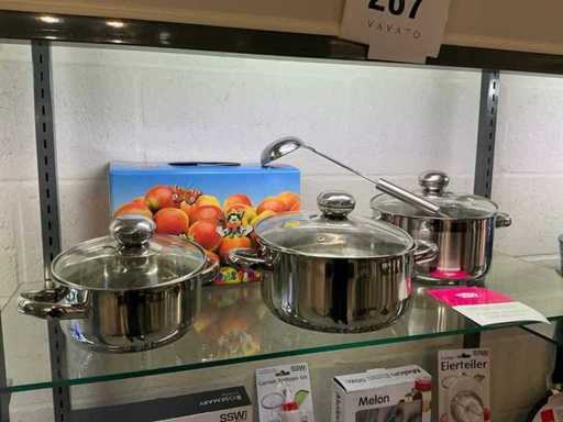 GSW 9-piece cooking pot set