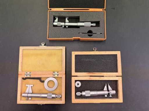 Posten (3x) Innenmikrometer 5 - 75 mm