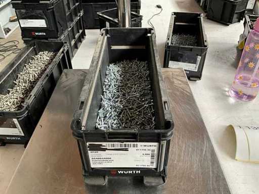 Würth 6.95kg Place Screw BVK 3.5 x 25 in stackable container