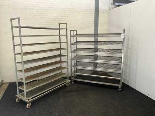 Cărucior de răcire pentru pâine (2x)