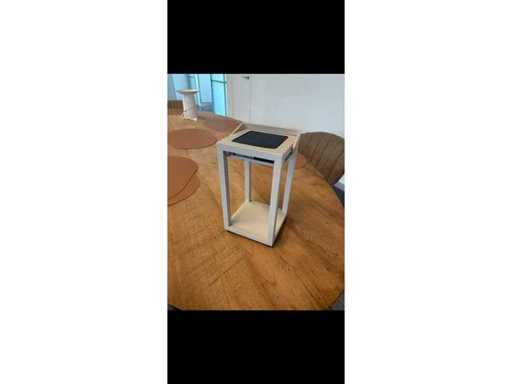 tafellampje aluminium (3x)