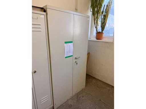 VEB Steel Furniture - AH 4 - Stalowa szafa na dokumenty w wersji przemysłowej 100x50x190 cm