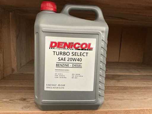 Denicol SAE 20W40 Motor olie Inhoud 5 liter