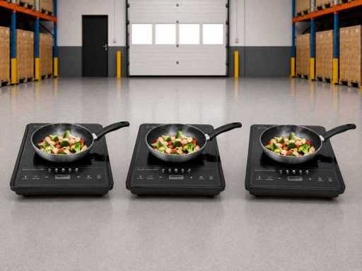 Electric Hotplate - 1-burner freestanding (3x)