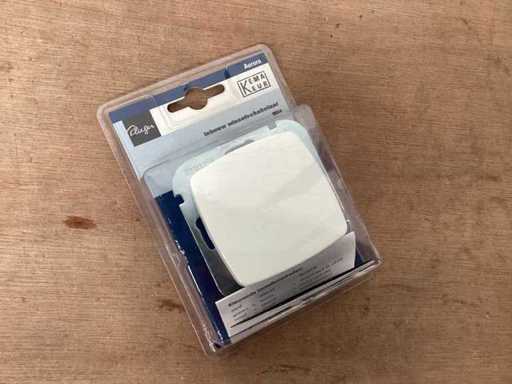 Interruttore integrato Plieger Aurora White, interruttore a cambio (104x)