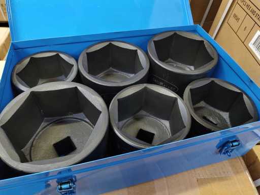 Stahlkaiser - 2025 - extra lang XXXL 1" - 6 delige krachtdoppenset