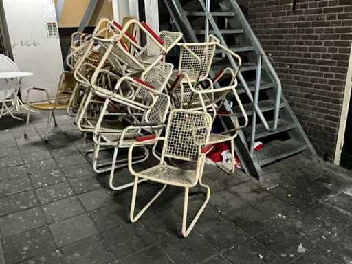 Sedie da terrazza vintage (12x)